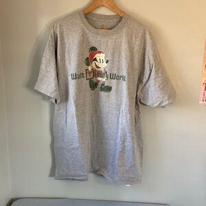 Disney Gray Castle Graphic T-Shirt